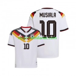 Dres Njemačka Jamal Musiala 10 Domaći World Cup 2026 Kratkih Rukava - Muški Dres Njemačka Jamal Musiala 10 Domaći World Cup 2026 Kratkih Rukava - Muški