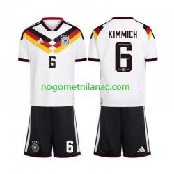 Dres Njemačka Joshua Kimmich 6 Domaći World Cup 2026 Kratkih Rukava - Dječji Dres Njemačka Joshua Kimmich 6 Domaći World Cup 2026 Kratkih Rukava - Dječji