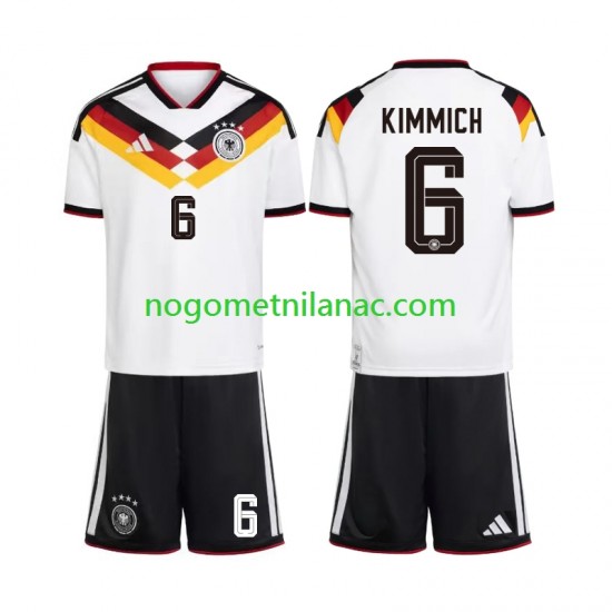 Dres Njemačka Joshua Kimmich 6 Domaći World Cup 2026 Kratkih Rukava - Dječji
