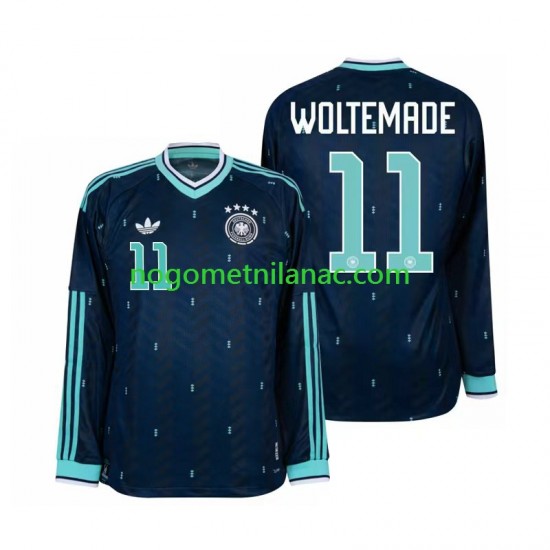 Dres Njemačka Nick Woltemade 11 Gostujući World Cup 2026 Dugim Rukavima - Muški