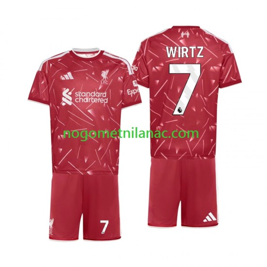 Dres Liverpool Florian Wirtz 7 Domaći 2026-2027 Kratkih Rukava - Dječji