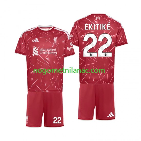 Dres Liverpool Hugo Ekitike 22 Domaći 2026-2027 Kratkih Rukava - Dječji