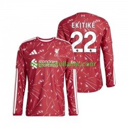 Dres Liverpool Hugo Ekitike 22 Domaći 2026-2027 Dugim Rukavima - Muški Dres Liverpool Hugo Ekitike 22 Domaći 2026-2027 Dugim Rukavima - Muški