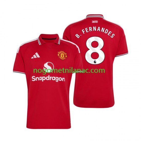 Dres Manchester United Bruno Fernandes 8 Domaći 2026-2027 Kratkih Rukava - Muški