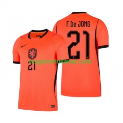 Dres Nizozemska Frenkie de Jong 21 Domaći World Cup 2026 Kratkih Rukava - Muški