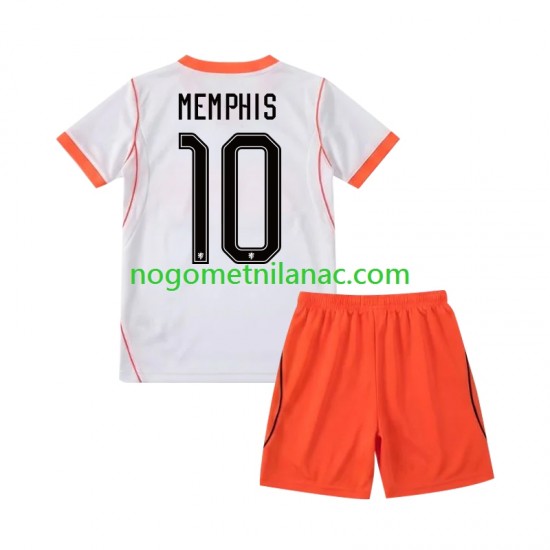 Dres Nizozemska Memphis Depay 10 Gostujući World Cup 2026 Kratkih Rukava - Dječji