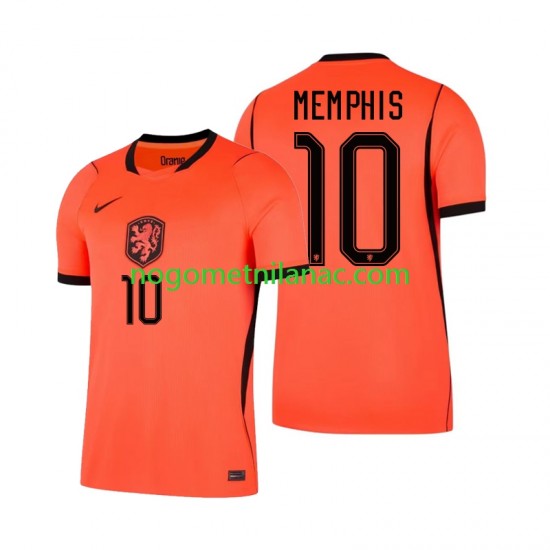 Dres Nizozemska Memphis Depay 10 Domaći World Cup 2026 Kratkih Rukava - Muški