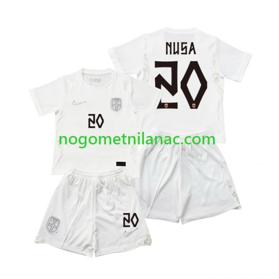 Dres Norveška  Antonio NUSA 20 Treći World Cup 2026 Kratkih Rukava - Dječji