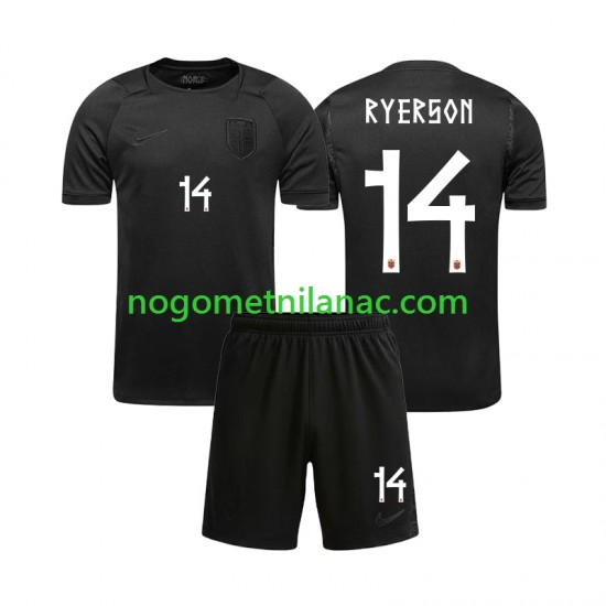 Dres Norveška Julian Ryerson 14 Gostujući World Cup 2026 Kratkih Rukava - Dječji