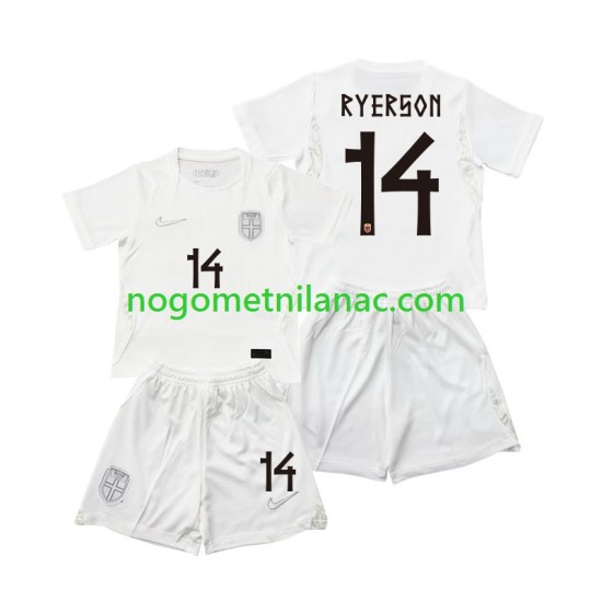 Dres Norveška Julian Ryerson 14 Treći World Cup 2026 Kratkih Rukava - Dječji