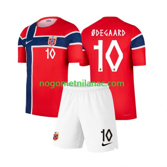Dres Norveška Martin Odegaard 10 Domaći World Cup 2026 Kratkih Rukava - Dječji