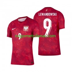Dres Poljska Robert Lewandowski 9 Gostujući 2026 Kratkih Rukava - Muški