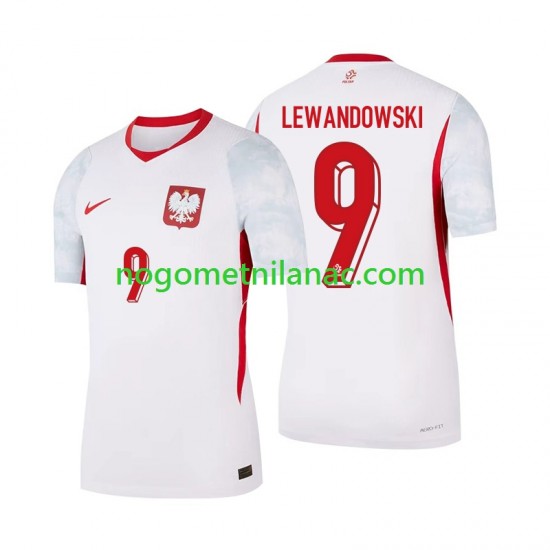 Dres Poljska Robert Lewandowski 9 Domaći 2026 Kratkih Rukava - Muški