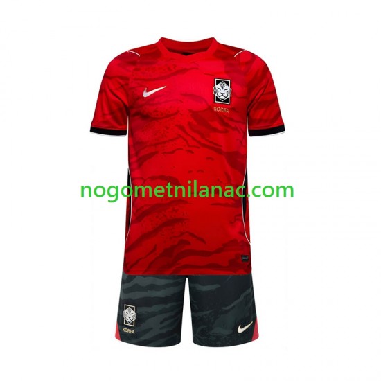 Dres Južna Koreja Domaći World Cup 2026 Kratkih Rukava - Dječji