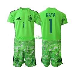 Golmanski Dres - Dres Španjolska David Raya 1 6th Green color World Cup 2026 Kratkih Rukava - Dječji Golmanski Dres - Dres Španjolska David Raya 1 6th Green color World Cup 2026 Kratkih Rukava - Dječji
