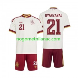 Dres Španjolska Mikel Oyarzabal 21 Gostujući World Cup 2026 Kratkih Rukava - Dječji Dres Španjolska Mikel Oyarzabal 21 Gostujući World Cup 2026 Kratkih Rukava - Dječji