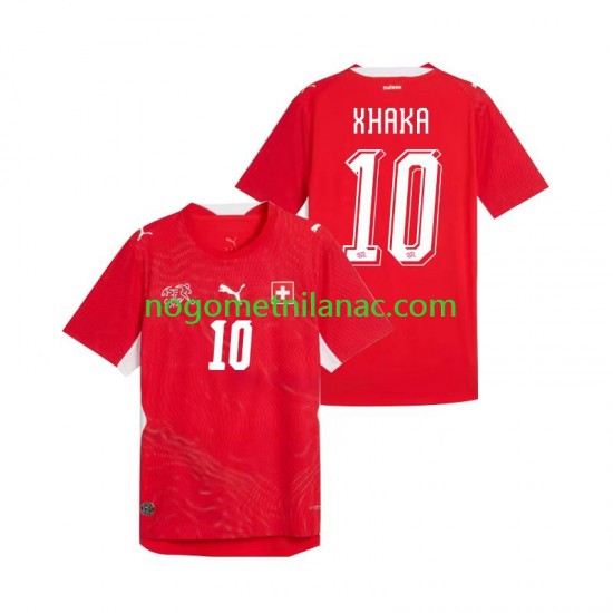 Dres Švicarska Granit Xhaka 10 Domaći World Cup 2026 Kratkih Rukava - Muški