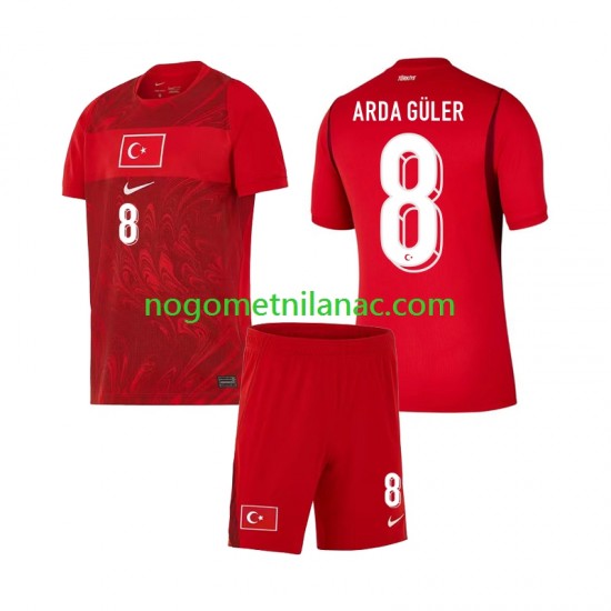 Dres Turska Arda Guler 8 Domaći World Cup 2026 Kratkih Rukava - Dječji