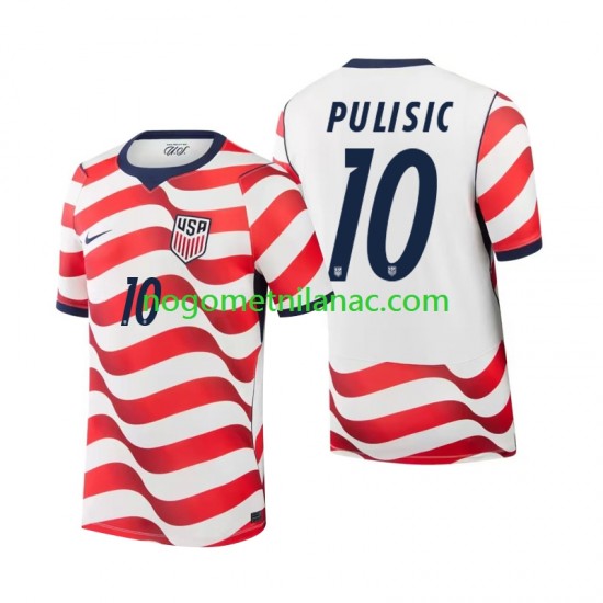 Dres SAD Christian Pulisic 10 Domaći World Cup 2026 Kratkih Rukava - Muški