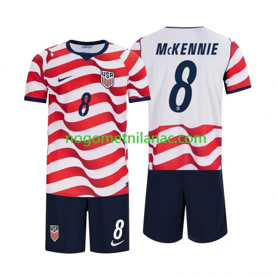 Dres SAD Weston McKennie 8 Domaći World Cup 2026 Kratkih Rukava - Dječji