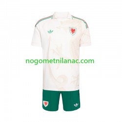 Dres Wales Gostujući World Cup 2026 Kratkih Rukava - Dječji Dres Wales Gostujući World Cup 2026 Kratkih Rukava - Dječji