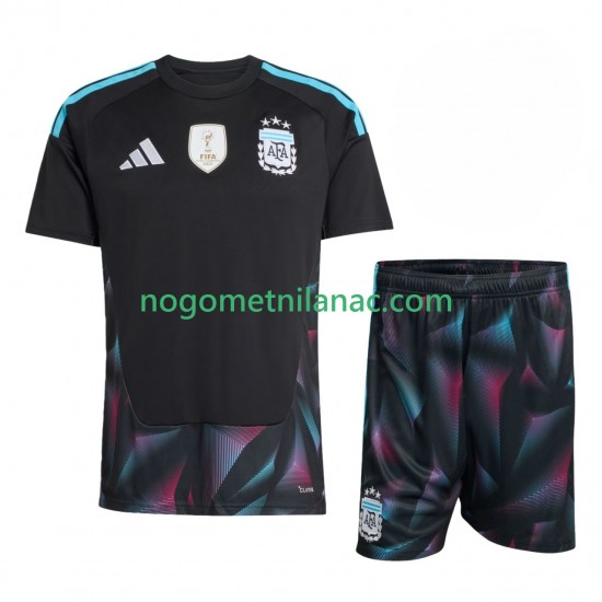 Golmanski Dres - Dres Argentina Domaći World Cup 2026 Kratkih Rukava - Dječji
