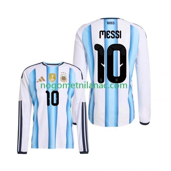 Dres Argentina Lionel Messi 10 Domaći World Cup 2026 Dugim Rukavima - Muški