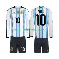 Dres Argentina Lionel Messi 10 Domaći World Cup 2026 Dugim Rukavima - Dječji