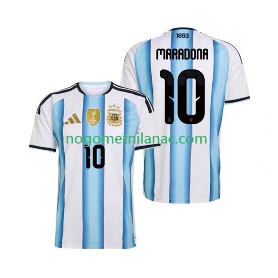 Dres Argentina Maradona 10 Domaći World Cup 2026 Kratkih Rukava - Muški