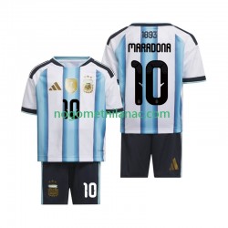 Dres Argentina Maradona 10 Domaći World Cup 2026 Kratkih Rukava - Dječji Dres Argentina Maradona 10 Domaći World Cup 2026 Kratkih Rukava - Dječji