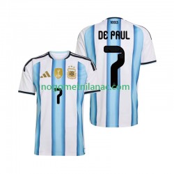 Dres Argentina Rodrigo De Paul 7 Domaći World Cup 2026 Kratkih Rukava - Muški Dres Argentina Rodrigo De Paul 7 Domaći World Cup 2026 Kratkih Rukava - Muški