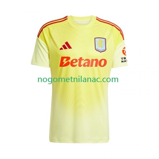 Golmanski Dres - Dres Aston Villa Gostujući 2025-2026 Kratkih Rukava - Muški