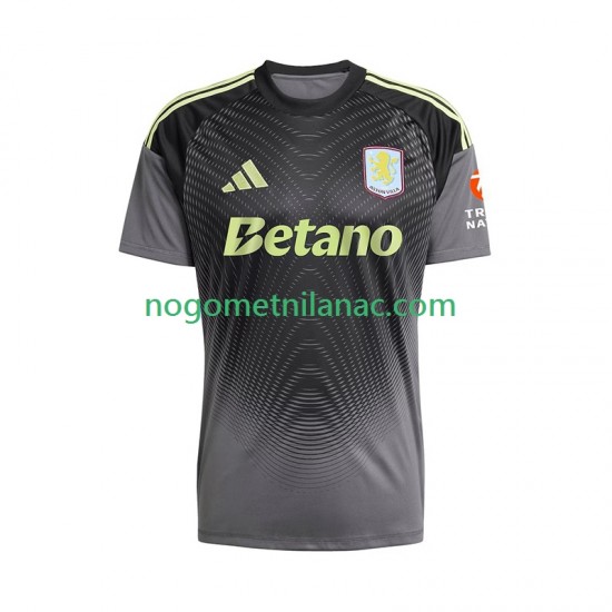 Golmanski Dres - Dres Aston Villa Domaći 2025-2026 Kratkih Rukava - Muški