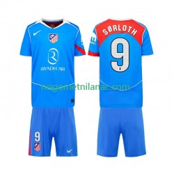 Dres Atlético Madrid Alexander Sorloth 9 Treći 2025-2026 Kratkih Rukava - Dječji Dres Atlético Madrid Alexander Sorloth 9 Treći 2025-2026 Kratkih Rukava - Dječji