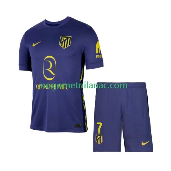 Dres Atlético Madrid Antoine Griezmann 7 Gostujući 2025-2026 Kratkih Rukava - Dječji