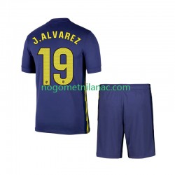 Dres Atlético Madrid Julian Alvarez 19 Gostujući 2025-2026 Kratkih Rukava - Dječji