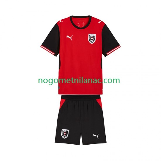 Dres Austrija Domaći World Cup 2026 Kratkih Rukava - Dječji