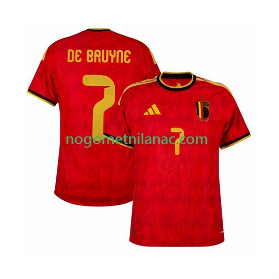 Dres Belgija de bruyne 7 Domaći World Cup 2026 Kratkih Rukava - Muški
