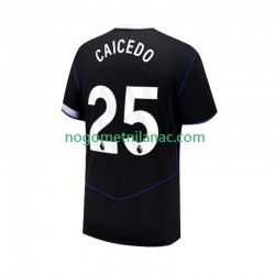 Dres Chelsea Moises Caicedo 25 Treći 2025-2026 Kratkih Rukava - Muški