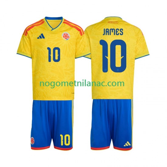 Dres Kolumbija James Rodriguez 10 Domaći World Cup 2026 Kratkih Rukava - Dječji