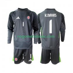 Golmanski Dres - Dres Kostarika Keylor Navas 1 Gostujući 2025 Dugim Rukavima - Dječji Golmanski Dres - Dres Kostarika Keylor Navas 1 Gostujući 2025 Dugim Rukavima - Dječji