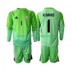 Golmanski Dres - Dres Kostarika Keylor Navas 1 Domaći 2025 Dugim Rukavima - Dječji Golmanski Dres - Dres Kostarika Keylor Navas 1 Domaći 2025 Dugim Rukavima - Dječji