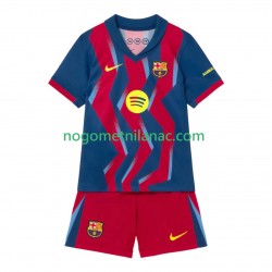 Dres FC Barcelona Četvrti 2025-2026 Kratkih Rukava - Dječji
