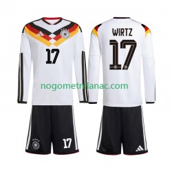 Dres Njemačka Florian Wirtz 17 Domaći World Cup 2026 Dugim Rukavima - Dječji