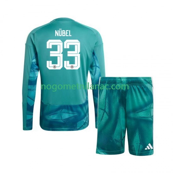 Golmanski Dres - Dres Njemačka Alexander Nubel 33 Domaći World Cup 2026 Dugim Rukavima - Dječji
