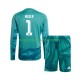 Golmanski Dres - Dres Njemačka Manuel Neuer 1 Domaći World Cup 2026 Dugim Rukavima - Dječji