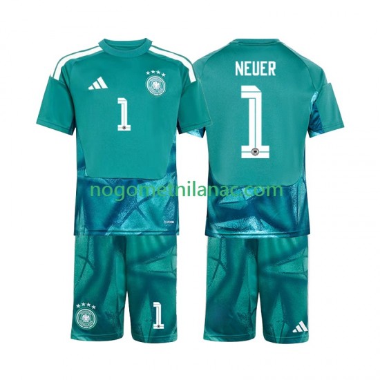 Golmanski Dres - Dres Njemačka Manuel Neuer 1 Domaći World Cup 2026 Kratkih Rukava - Dječji
