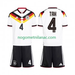 Dres Njemačka Jonathan Tah 4 Domaći World Cup 2026 Kratkih Rukava - Dječji Dres Njemačka Jonathan Tah 4 Domaći World Cup 2026 Kratkih Rukava - Dječji