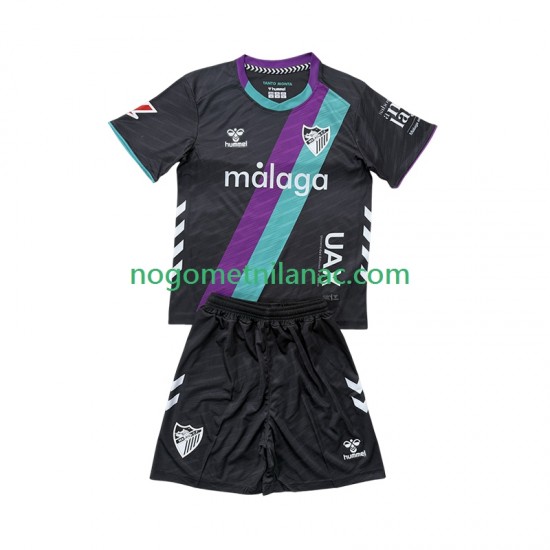 Dres Málaga CF Gostujući 2025-2026 Kratkih Rukava - Dječji