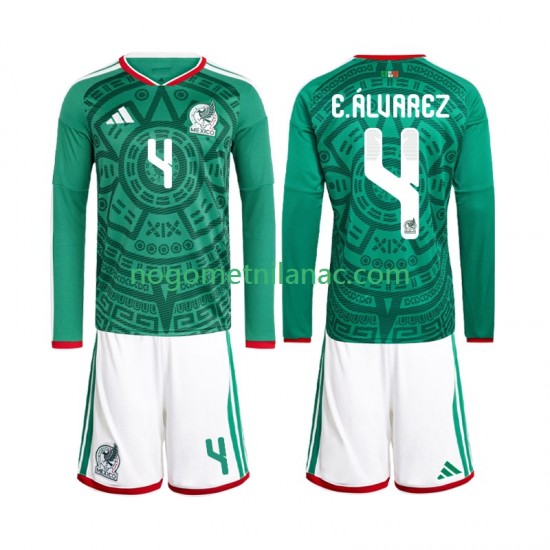 Dres Meksiko Edson Alvarez 4 Domaći World Cup 2026 Dugim Rukavima - Dječji